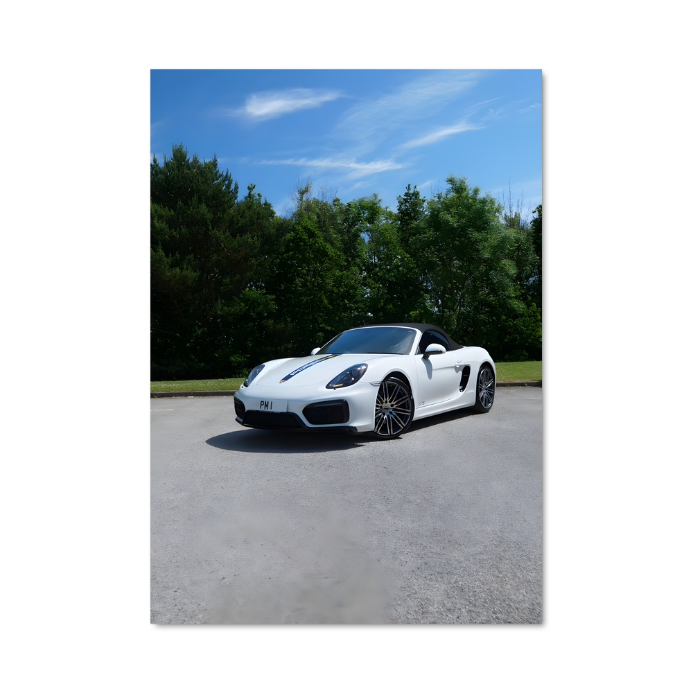 Poster GTS Boxster raffiné
